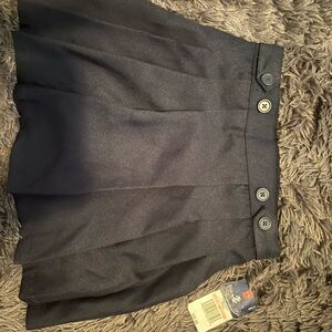 Izod Pleated Navy Uniform Skirt